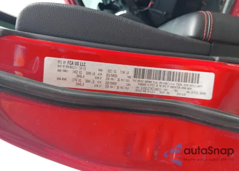 2015 Dodge Durango R/T from USA, damaged, VIN 1C4SDJCT4FC180311